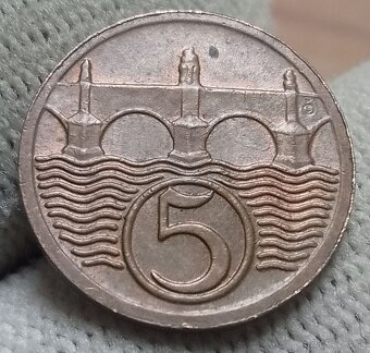 Československé meď.5 haliere.
