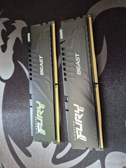 Kingston FURY 32GB Kit DDR5 4800Mhz CL38 Beast Black