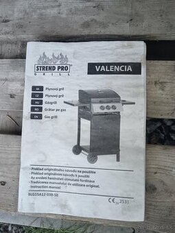Lacno predám plynový gril Strend Pro Valencia