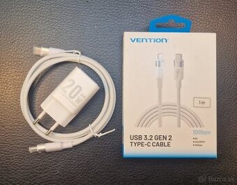 Nabíjačka 20W usb-C + USB-C 3.2 kábel