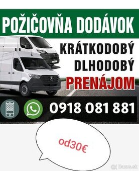 Požičovňa dodávok cartel