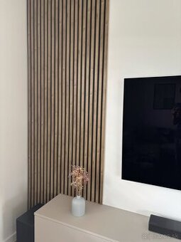 Predam dekoracny lamelovy panel, 2650 × 300 × 4 mm