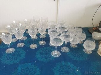 Krištáľ, poháre krištáľové, bohemia