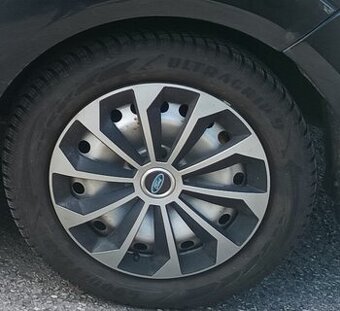 Plechové disky+zimné pneumatiky+puklice