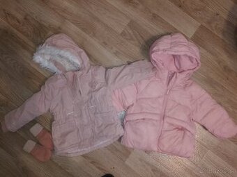 Zimné bundy pre dievčatko 86/92
