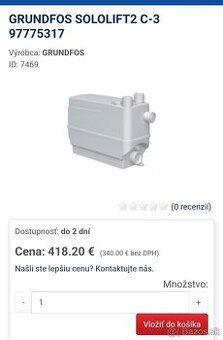 Prečerpávacia stanica na odpadovú vodu - 1