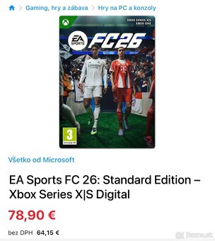 EA Sports FC 26: Standard Edition – Xbox Series X|S Digital