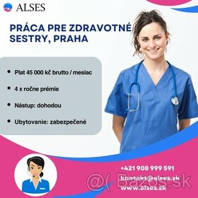 Zdravotná sestra, ortopedická klinika Praha