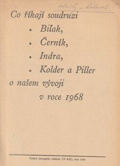 bolševický materiál 1969 - 1973