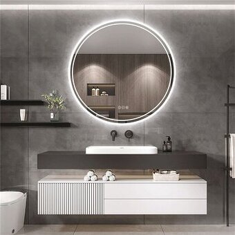 LED kúpeľňové zrkadlo 80 cm nastaviteľné svetlo