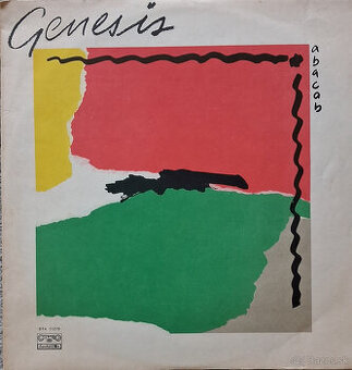 Retro gramofónová LP platňa Genesis abacab