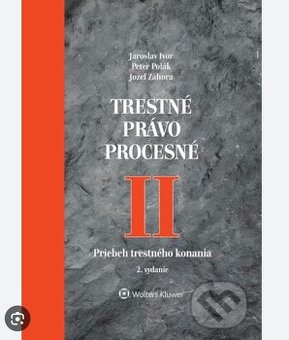 Trestne právo hmotne + procesne II- Ivor, Zahora