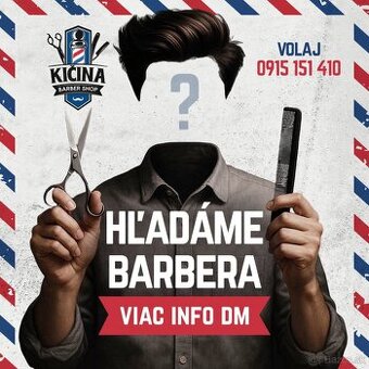 🚀 HĽADÁME BARBERA – Vranov nad Topľou 🚀