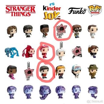 Kupim alebo vymenim Kinder Joy Stranger Things
