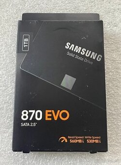 Nový SSD disk Samsung 870 EVO 1TB