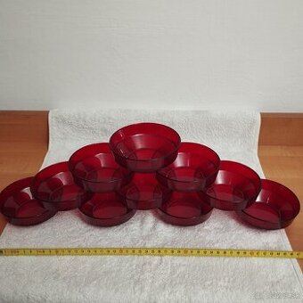 RETRO misky z umelej hmoty