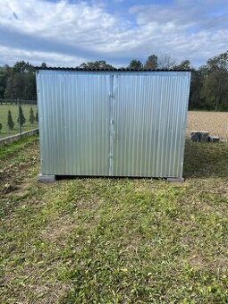 Plechová garáž 3x5m, sklad