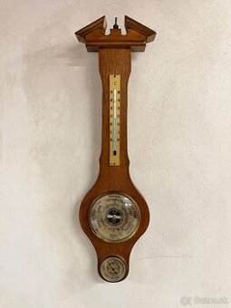 Starožitný rustikální barometr