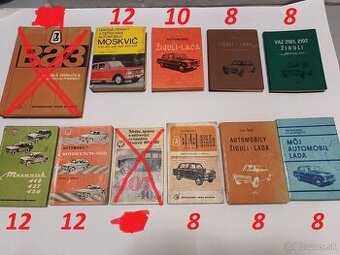 LADA, VAZ, Moskvič, staré katalógy, dielenské príručky