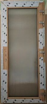 Plastové vchodové dvere 101x228cm, Turner oak obojstranný