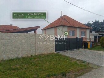 Zrekonštruovaný 3-izbový RD, Mýtna N. Ves, úplne sebestačný.