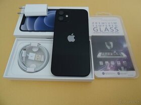 iPhone 12 64GB BLACK - ZÁRUKA 1 ROK - VELMI DOBRÝ STAV