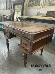 písací starožitný pracovný stol - 1