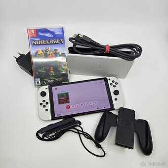 Nintendo Switch OLED + Minecraft
