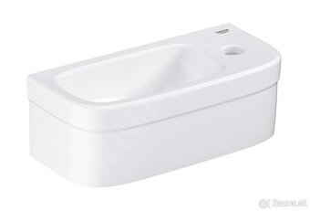 Grohe Euro Ceramic - Umývadielko, 37x18 cm, alpská biela