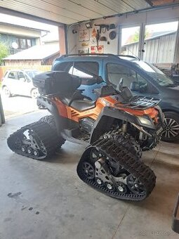 Snežné pásy Polaris na štvorkolku