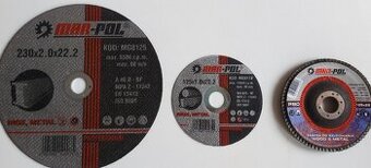 Rezne a brusne kotuče 125mm a 230mm