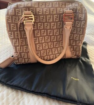 Fendi Zucchino Canvas Mini Boston