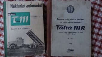 Predám retro knihy-Tatra 111 údržba  a katalóg nd,z r.1956