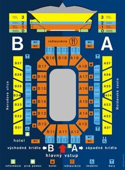Predám 4 lístky VIP SkyBox na hokejový zápas Košice – Prešov