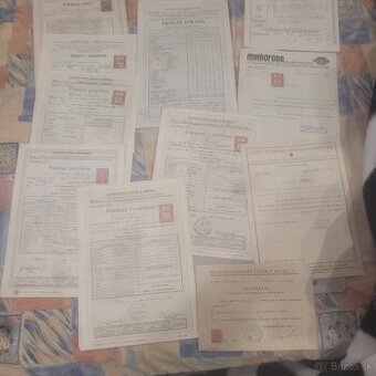 Stare dokumenty,vysvedčenia atd majú koľký.