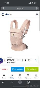 Ergobaby nosič, staroruzova