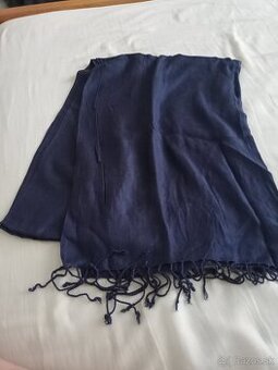Šál dámsky tmavomodrý