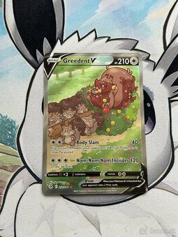 Greedent V, Pokemon karta