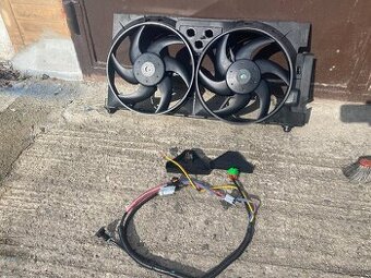 Elektrický ventilátor chladiča +kabeláž