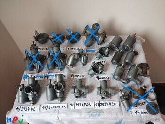 Karburátory ČZ JAWA JIKOV kývačka stadion pionýr pařez