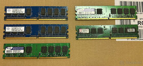 Pamäte RAM DDR1 + DDR2