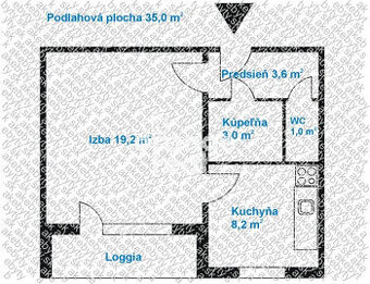 Menší 2-izbový byt na Hemerkovej ulici, KVP