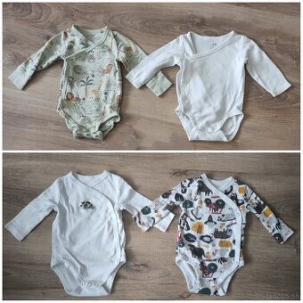 Zavinovacie body s dlhým rukávom Lindex a iné