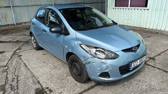 MAZDA 2 1,4 55 KW,ROK 2008 ,NAJ 127 TKM, PLNĚ POJÍZDNÉ,DOHOD