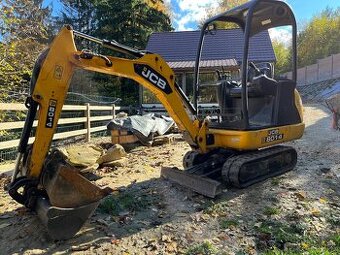 Minibager Jcb 8014+dvojnapravový prívesný vozík Gx84