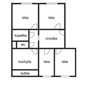 Ponúkam na predaj 4 izbový byt KVP