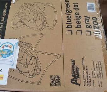 Detské hupadlo s lehatkom