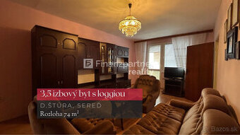 3 izbový byt (+polizba šatník/pracovňa) 74 m², Sereď