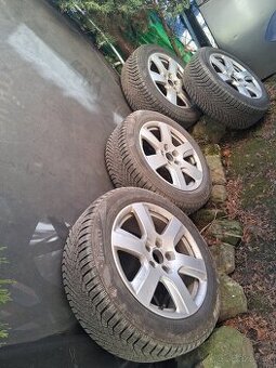 Predam elektrony original audi zo zimnimi gumami 225/55r17