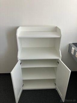 IKEA HAUGA Skrinka s 2 dverami, biela